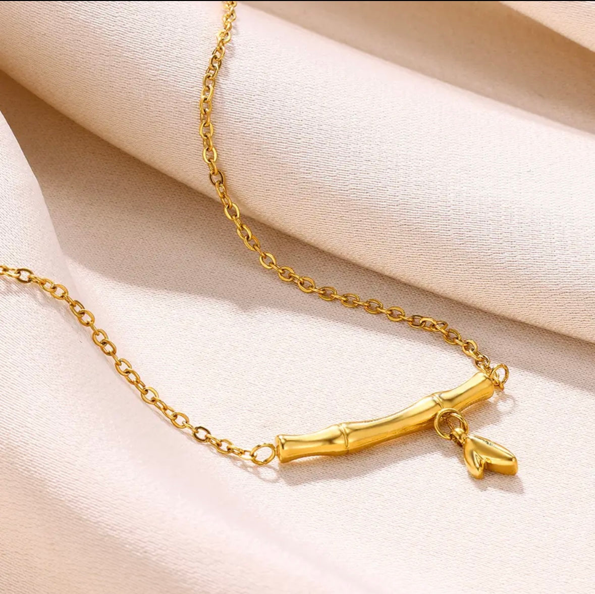Bamboo Stainless Steel Necklace