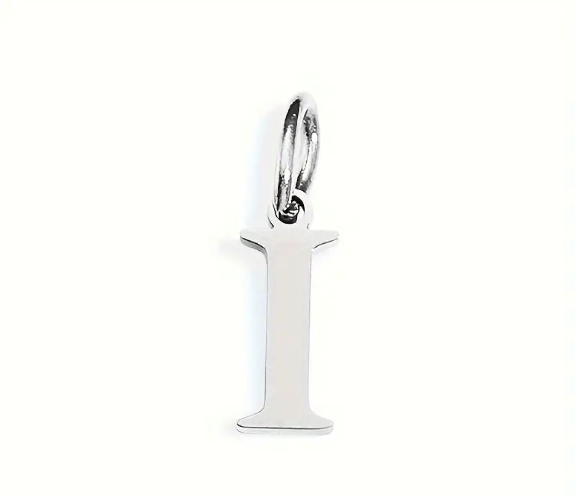 Personalized Initial Necklace - Elegant Letter Pendant in Silver