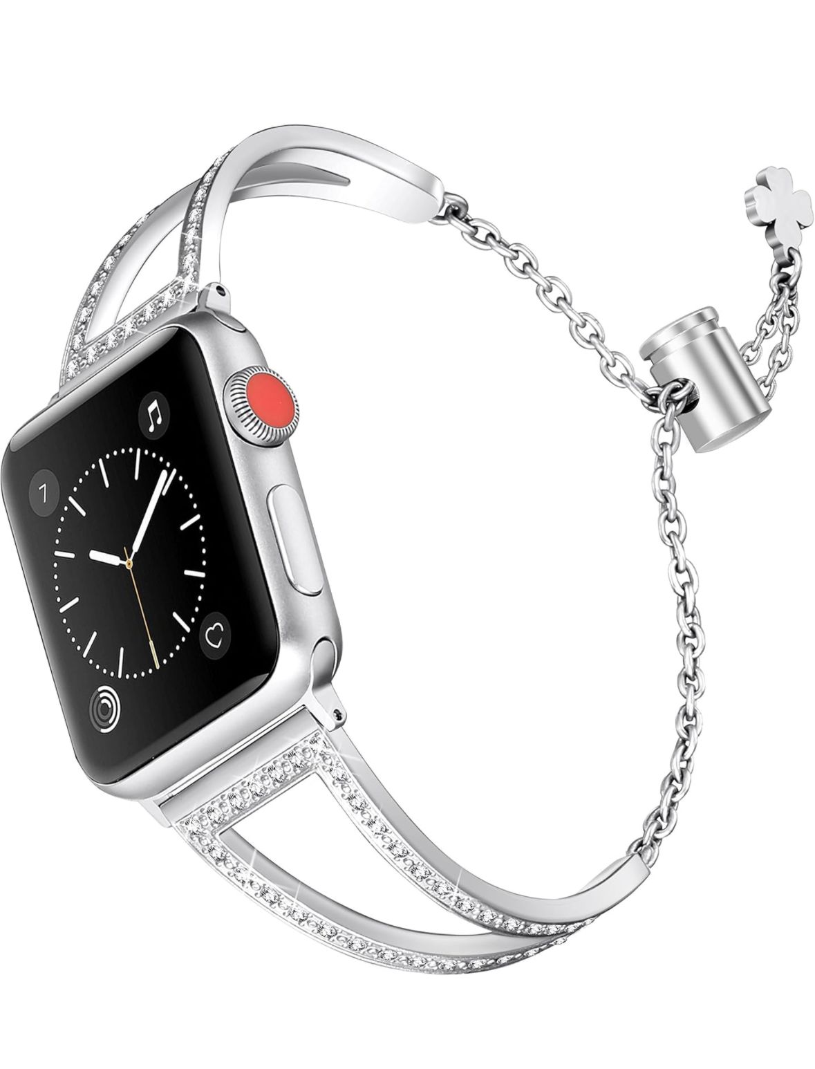 Stainless Steel Band Compatible with Apple watch 38 mm/40mm/41mm/42mm/44mm/45mm/46mm/49mm