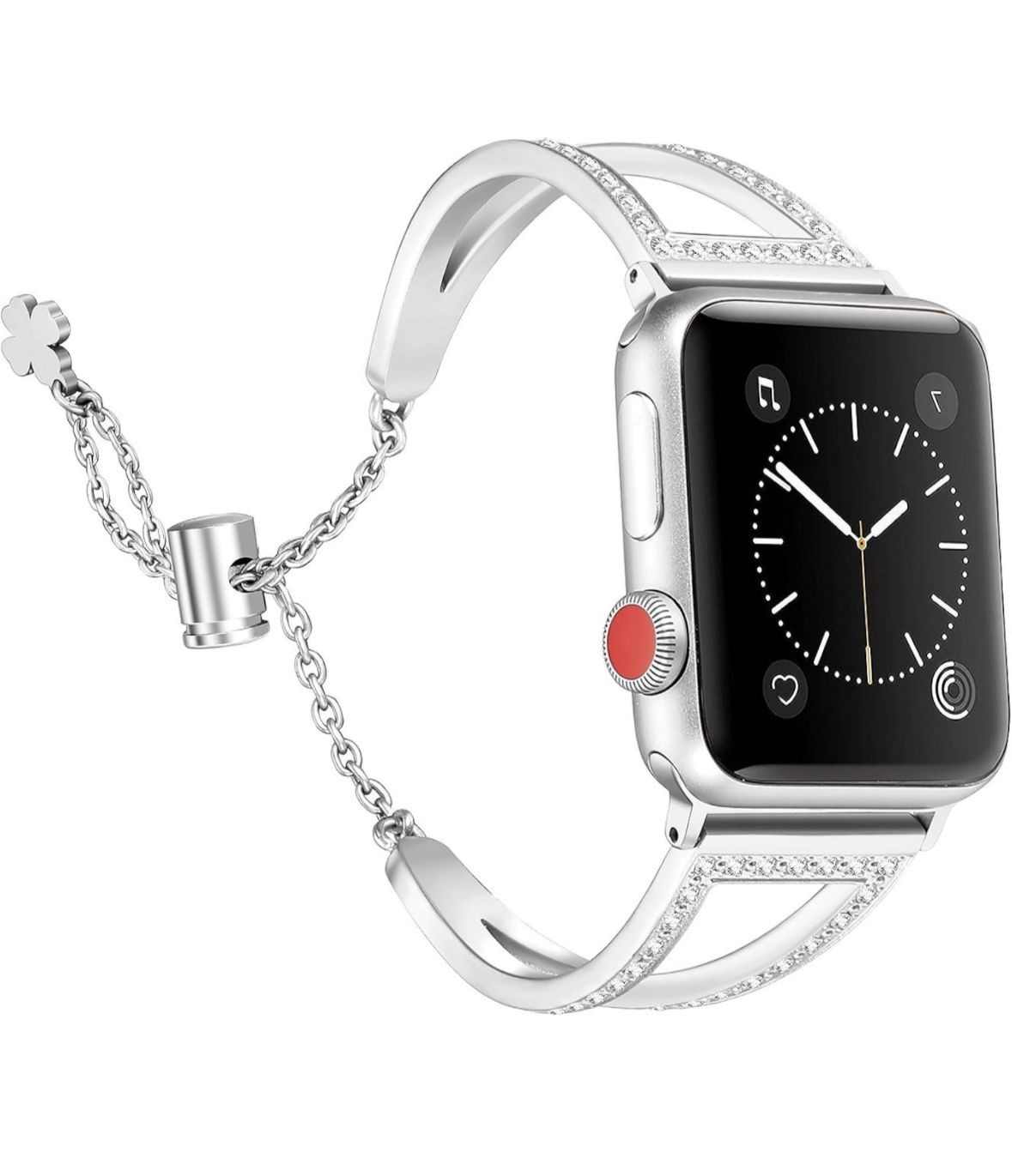 Stainless Steel Band Compatible with Apple watch 38 mm/40mm/41mm/42mm/44mm/45mm/46mm/49mm